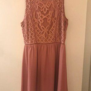 Maurices Coral Lace Dress